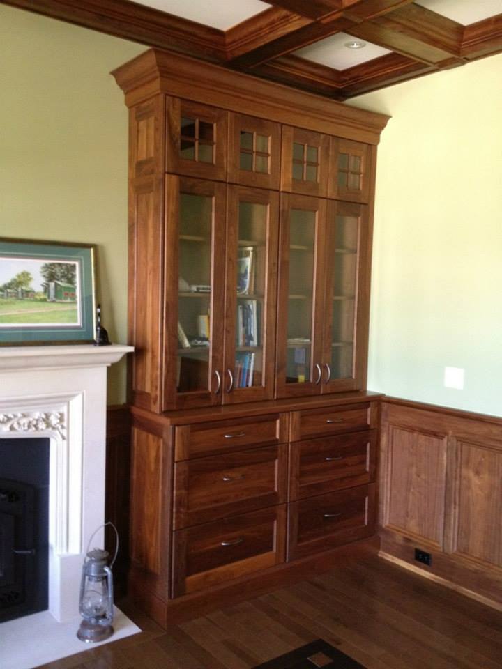Custom built-in cabinetry by deBoer Cabinets