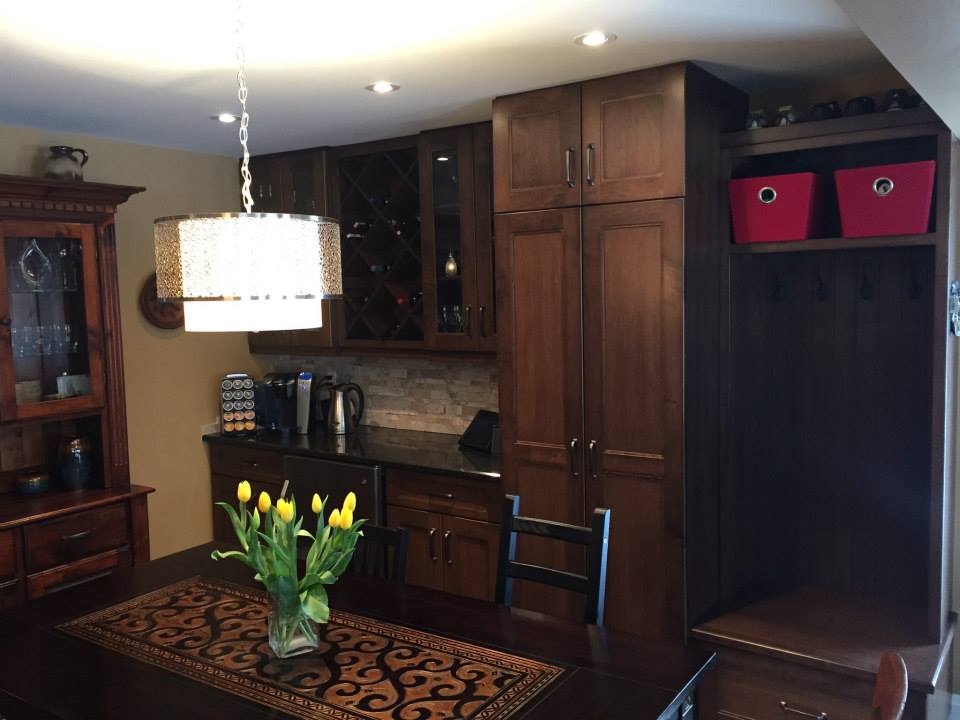 Custom built-in cabinetry by deBoer Cabinets