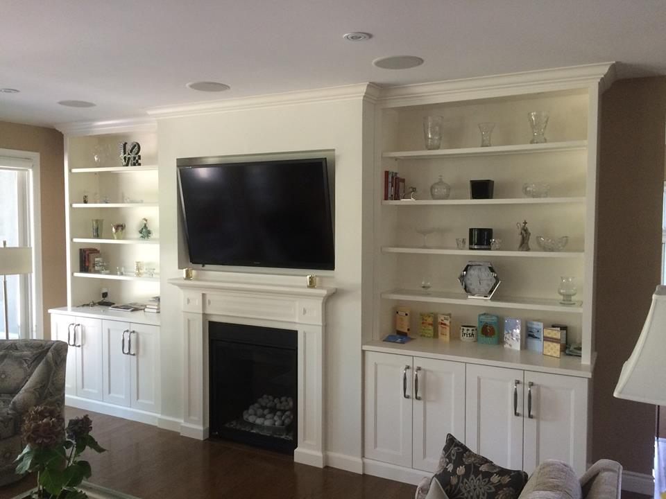 Custom built-in cabinetry by deBoer Cabinets