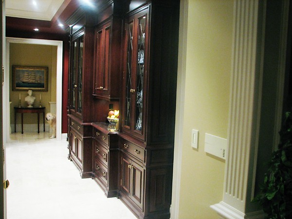 Custom built-in cabinetry by deBoer Cabinets