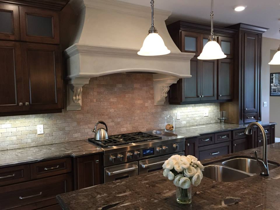 Custom kitchen cabinets and countertops by deBoer Cabinets