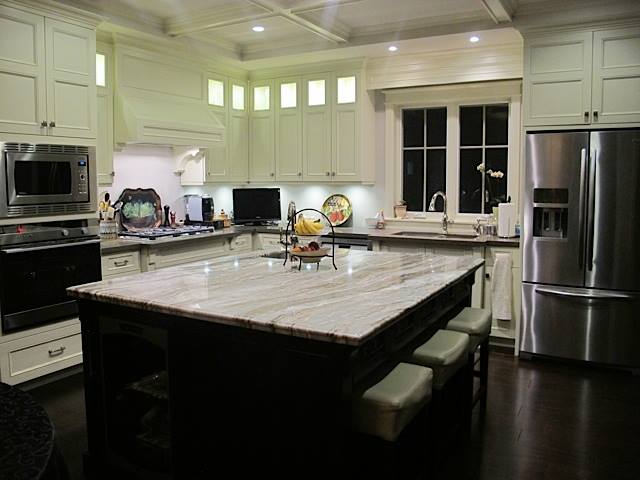 Custom kitchen cabinets and countertops by deBoer Cabinets