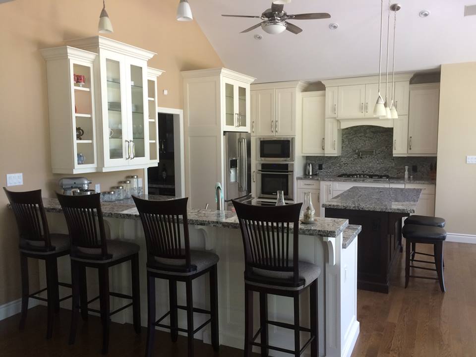 Custom kitchen cabinets and countertops by deBoer Cabinets