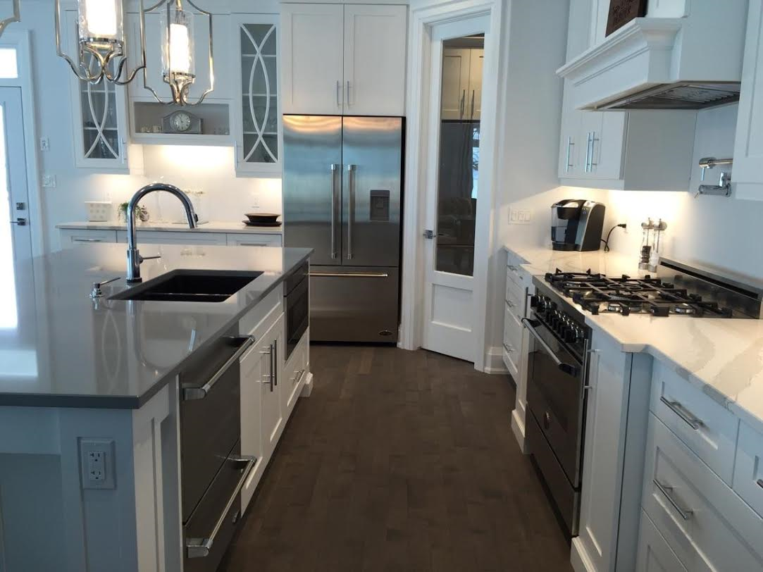 Custom kitchen cabinets and countertops by deBoer Cabinets